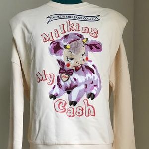 MUKZIN Beige Hoodie JIA LONG Size S